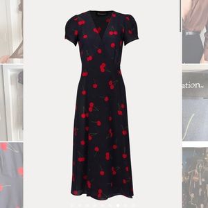 Réalisation Par The Teale Dress in Wild Cherry